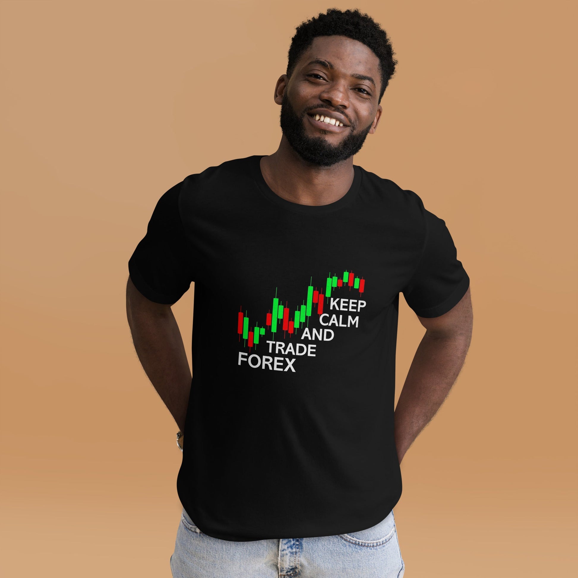 Keep Calm and Trade Forex - Unisex t-shirt by DarkByteGear