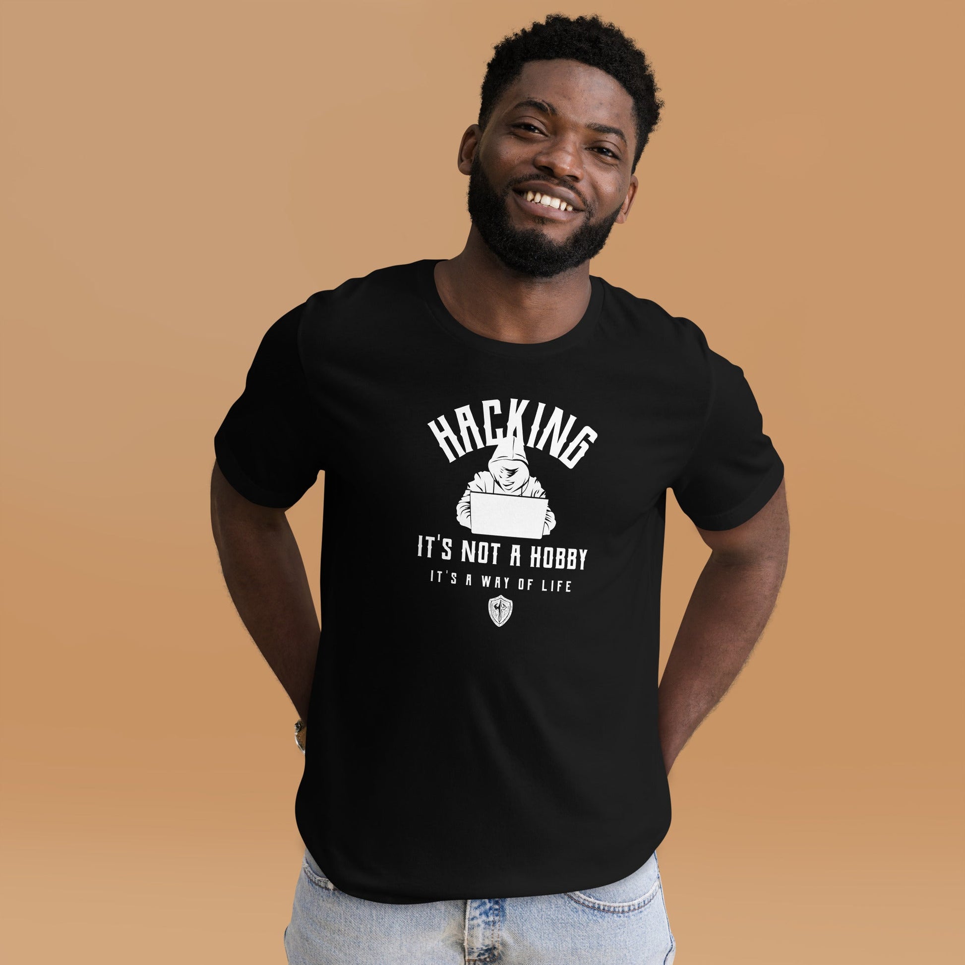 Hacking: It's not a hobby; it's a way of life - Unisex t-shirt by DarkByteGear