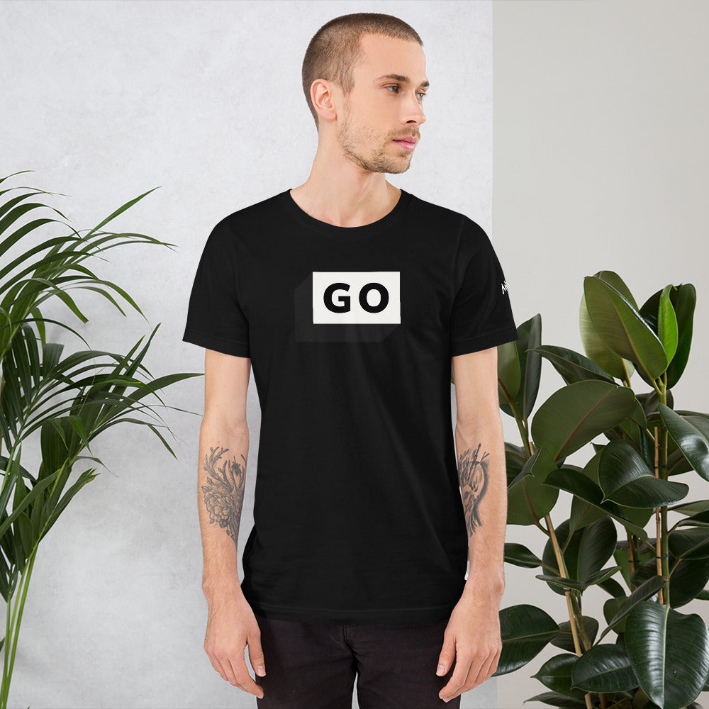 GO - Unisex t-shirt by DarkByteGear