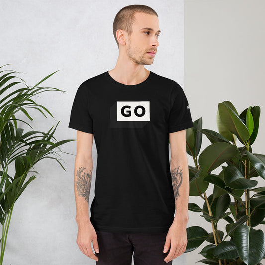 GO - Unisex t-shirt by DarkByteGear