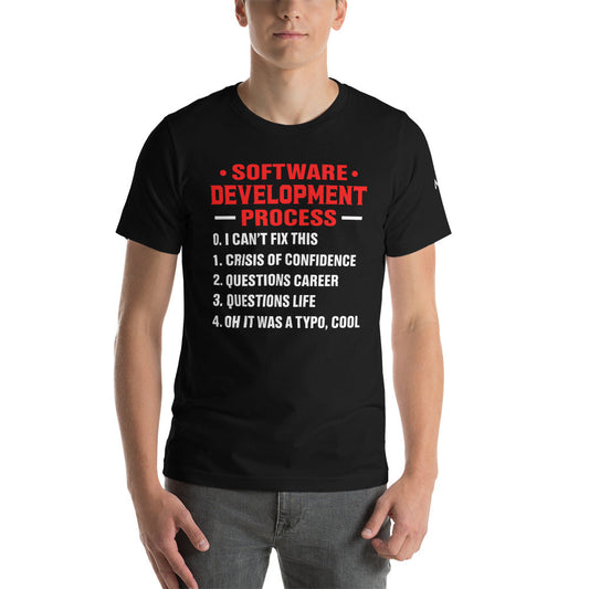 Software Development Process V1 - Unisex t-shirt by DarkByteGear