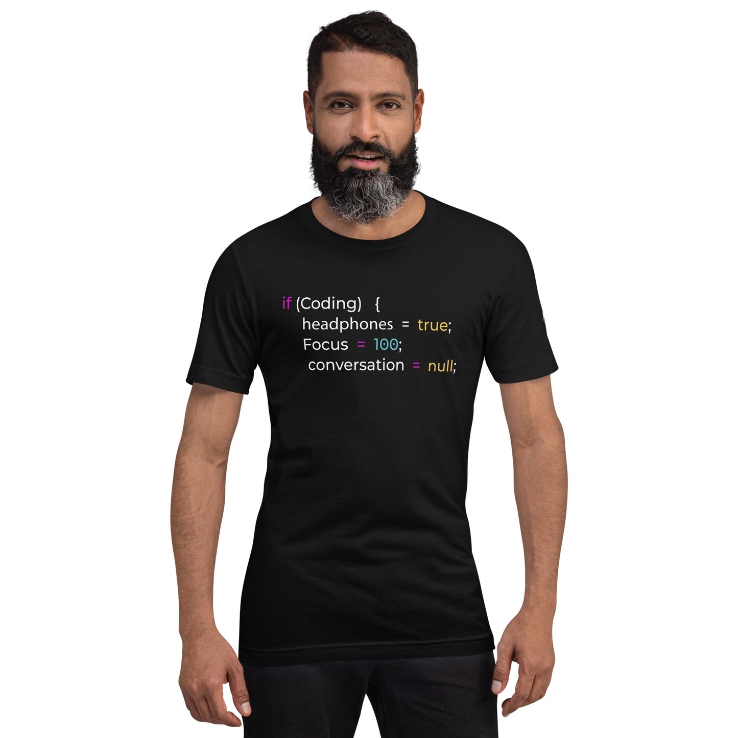Funny Joke Programming If Coding Unisex t-shirt by DarkByteGear