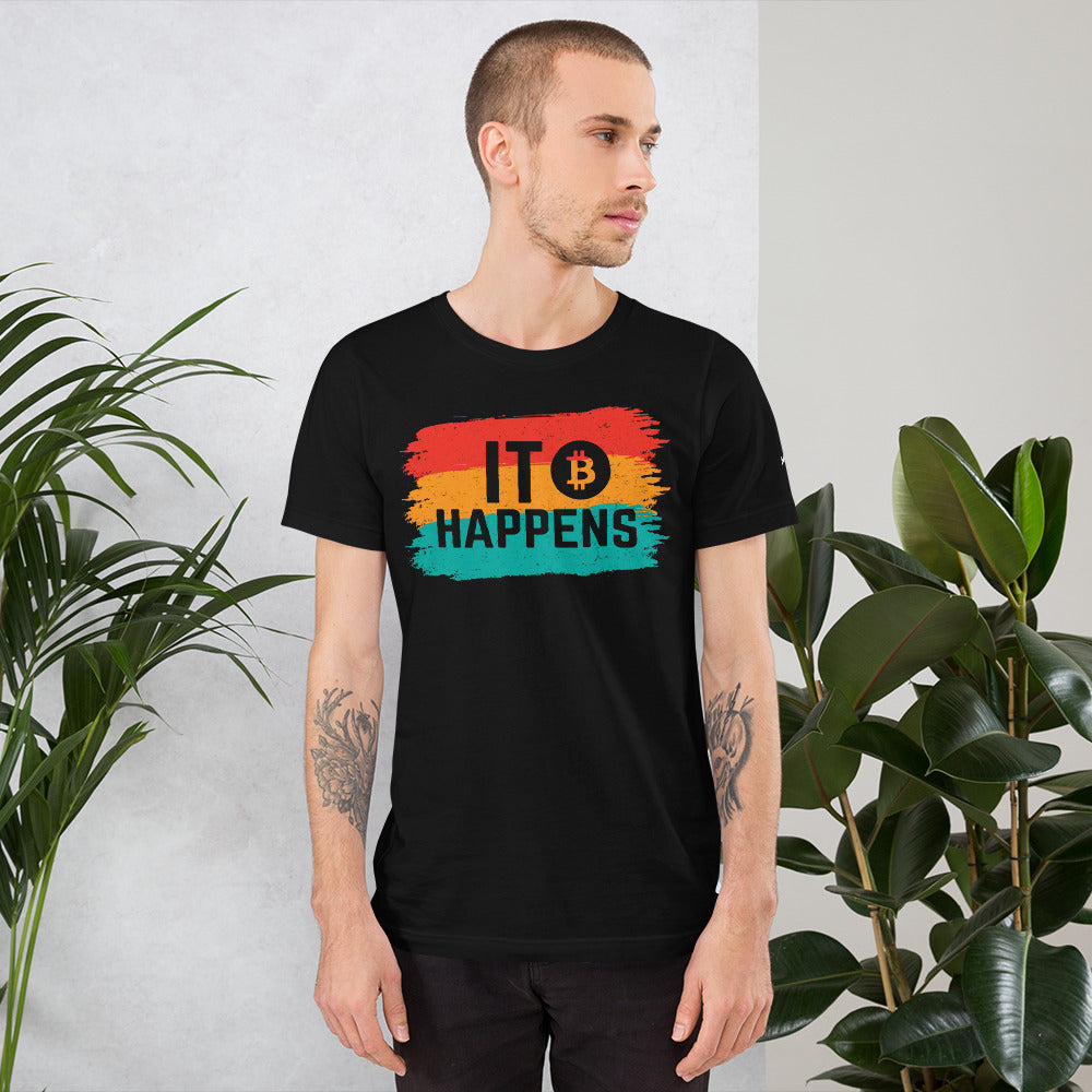 It happens Unisex t-shirt by DarkByteGear