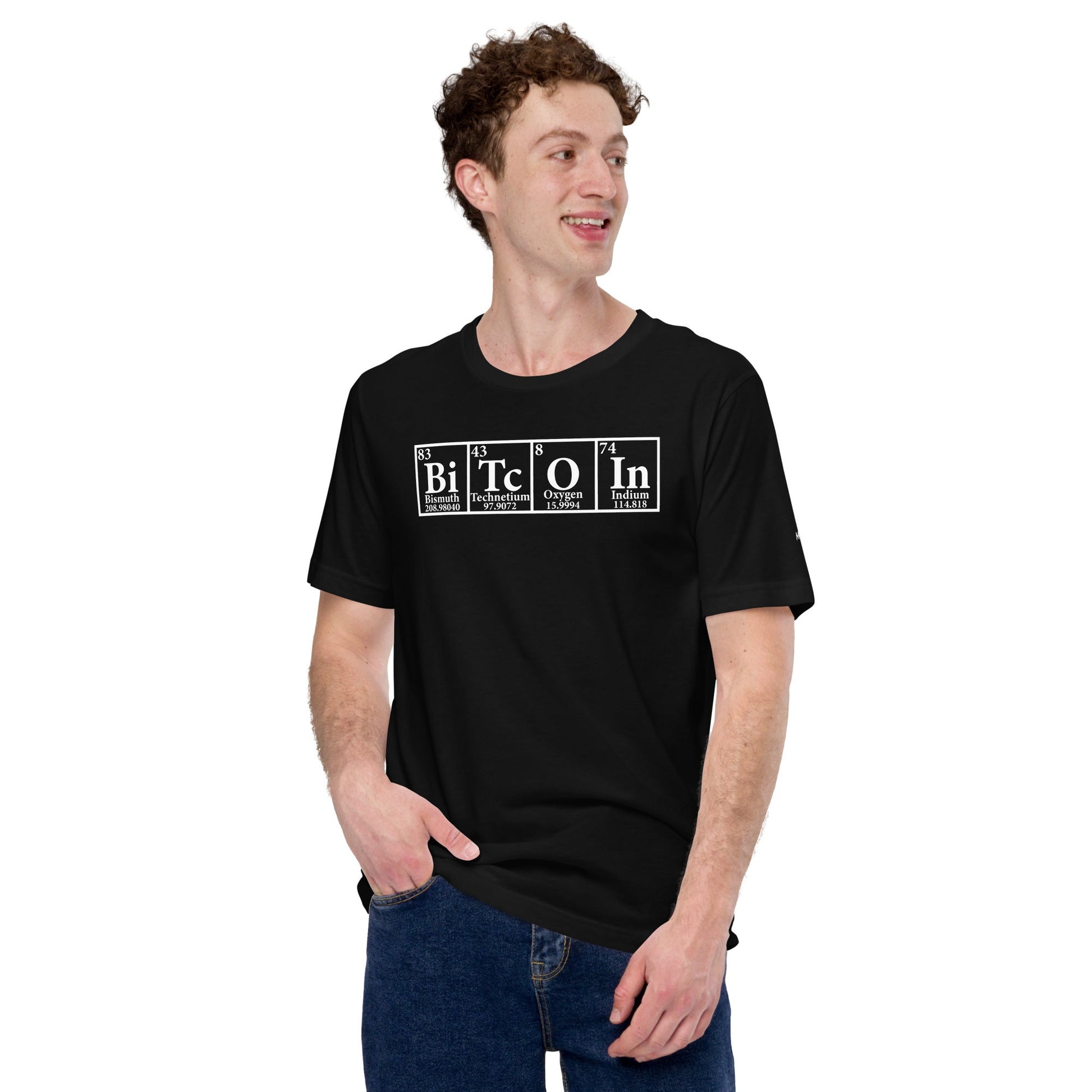 Bitcoin Periodic Table Unisex t-shirt by DarkByteGear