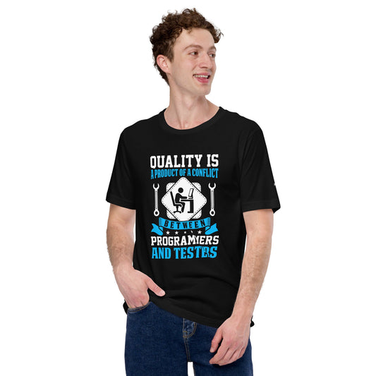 Quality is a Product of a conflict -Unisex t-shirt by DarkByteGear