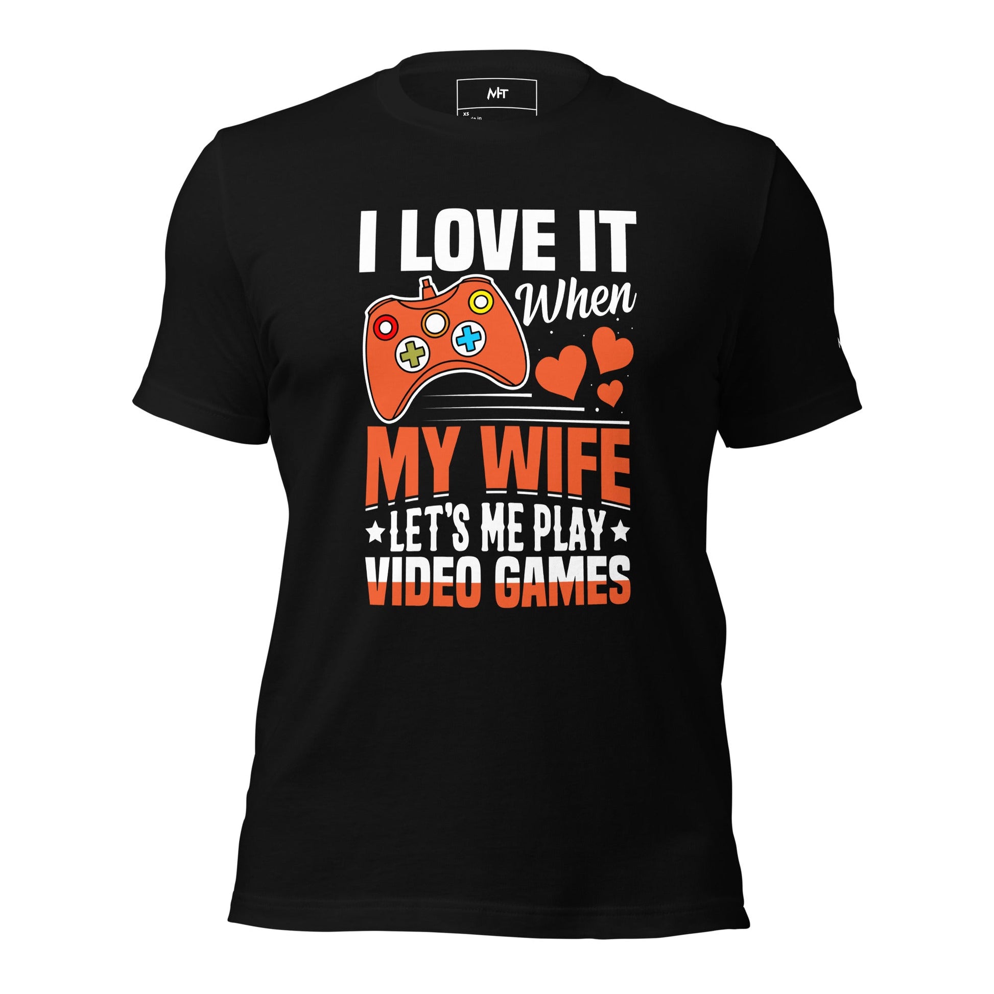I love it when My wife Let me Play Videogames - Unisex t-shirt by DarkByteGear