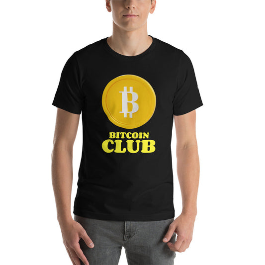BITCOIN CLUB V1 - Unisex T-shirt by DarkByteGear
