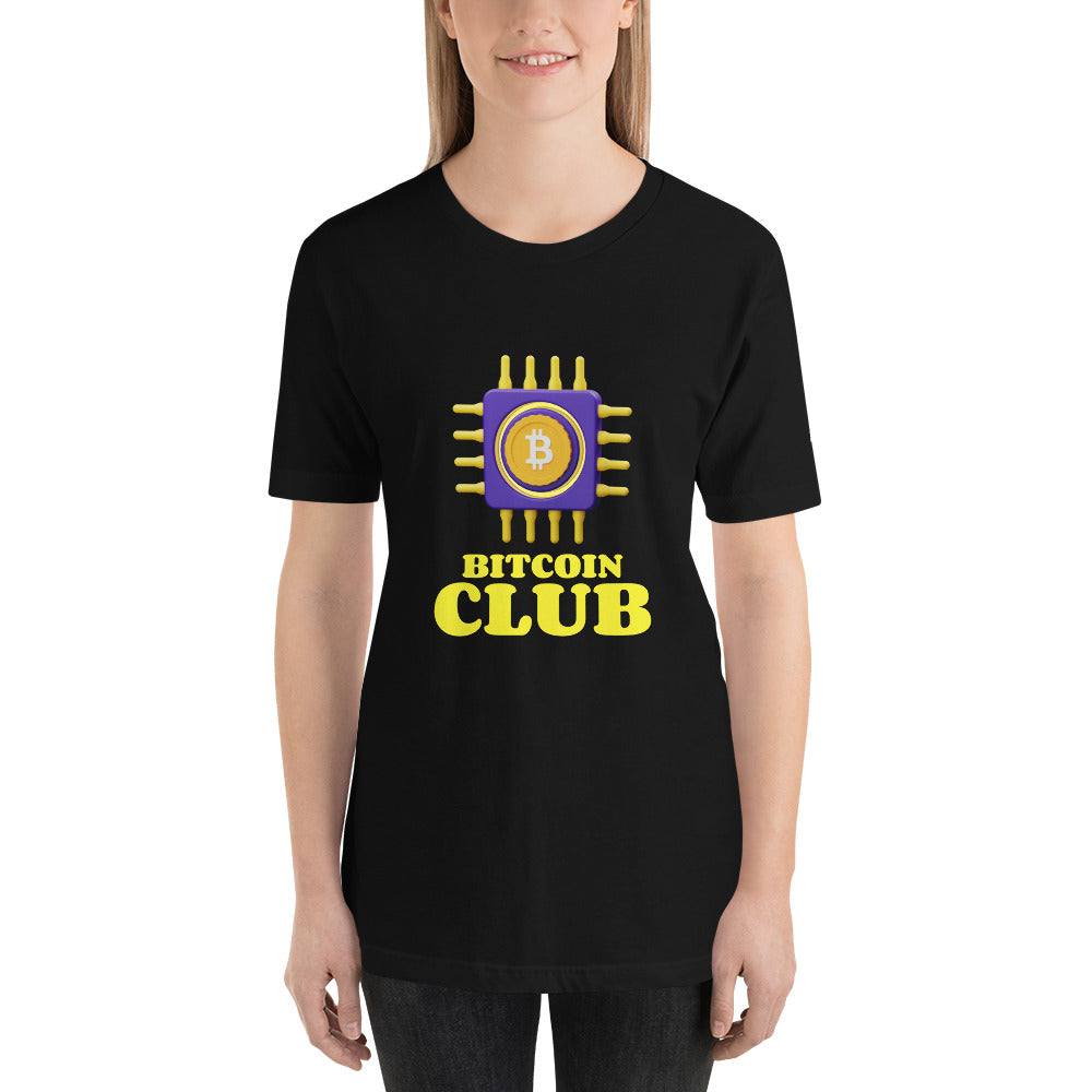 BITCOIN CLUB V2 - Unisex t-shirt by DarkByteGear