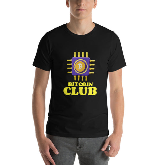 BITCOIN CLUB V3 - Unisex t-shirt by DarkByteGear
