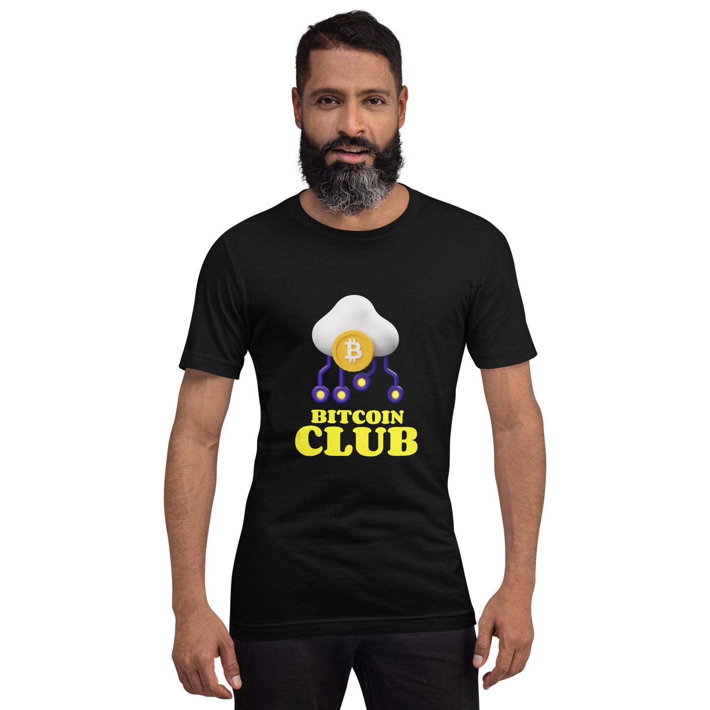 BITCOIN CLUB V4 - Unisex t-shirt by DarkByteGear