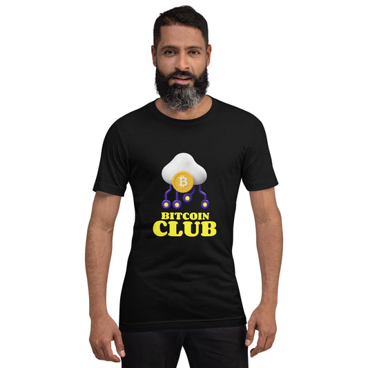 BITCOIN CLUB V4 - Unisex t-shirt by DarkByteGear