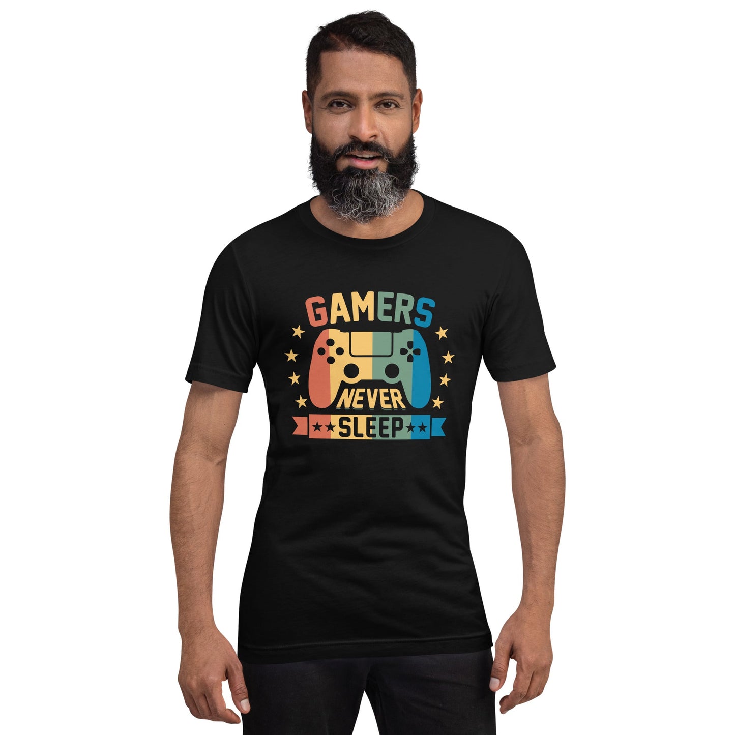 Gamers never sleep - Unisex t-shirt by DarkByteGear