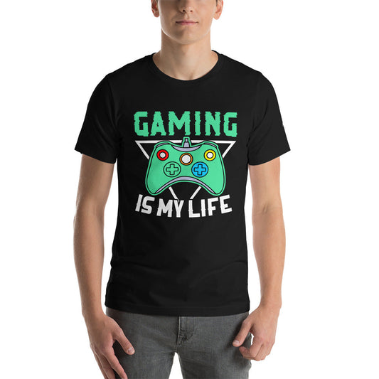 Gaming Is My Life - Unisex t-shirt by DarkByteGear