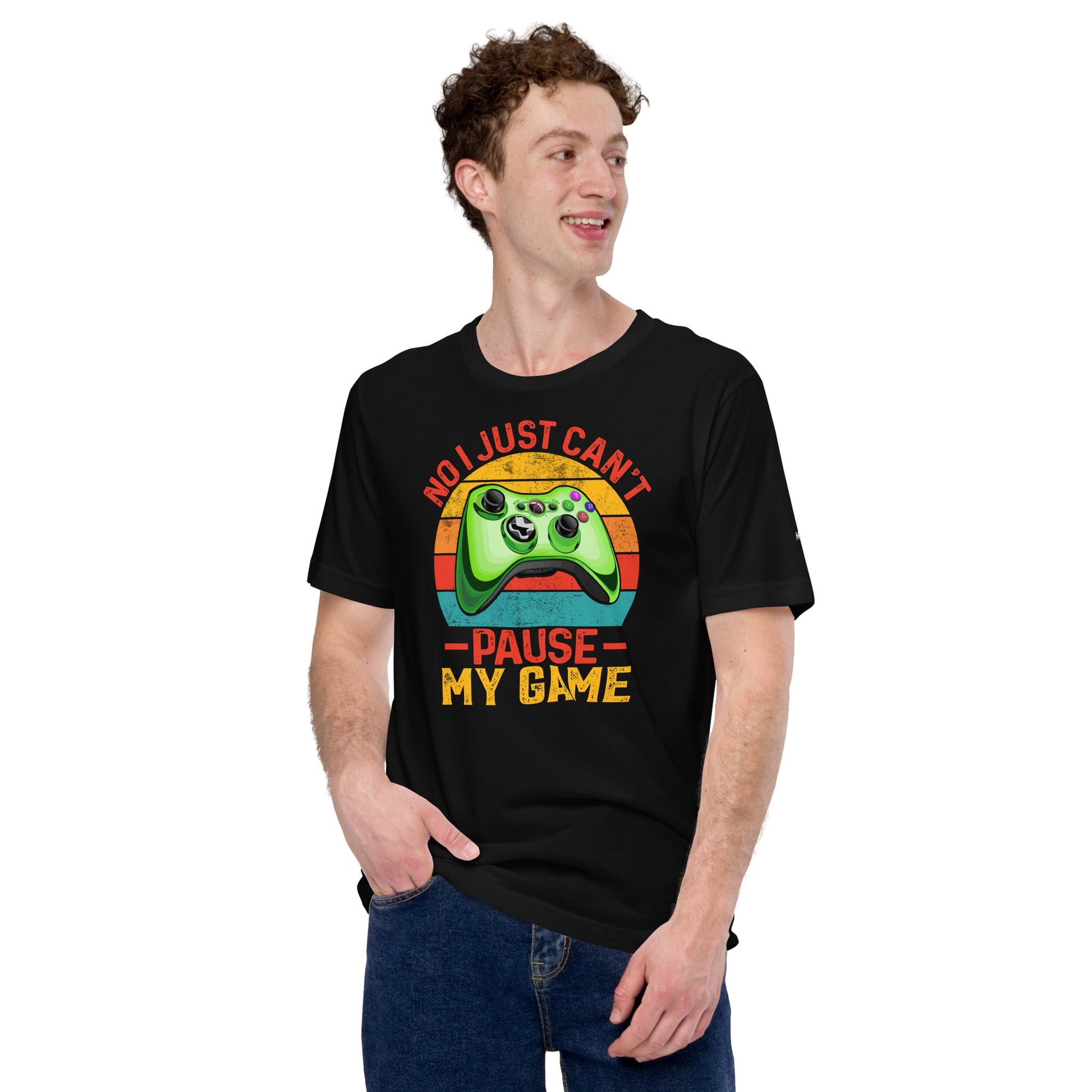 No I just can't Pause My Game Unisex t-shirt by DarkByteGear