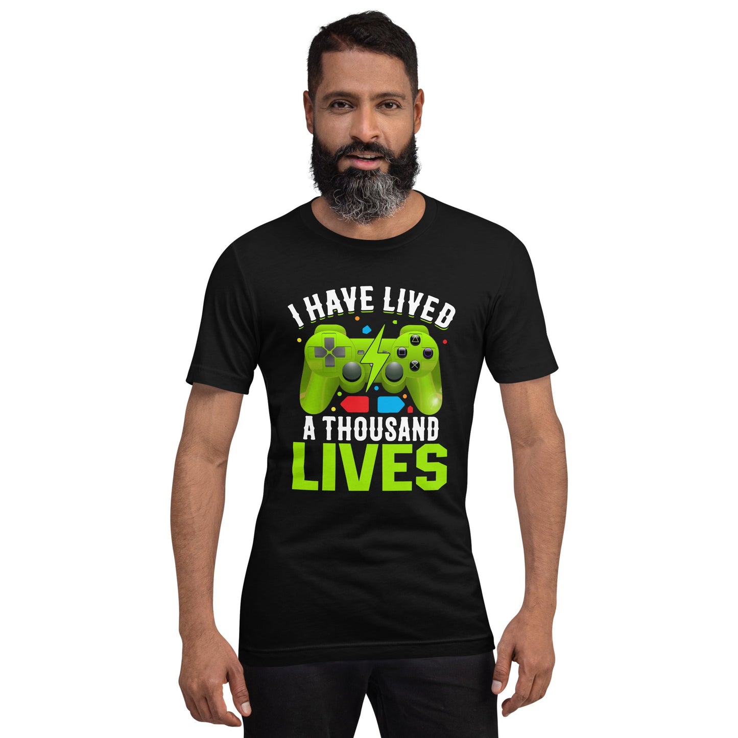 I have lived a thousand lives Unisex t-shirt by DarkByteGear