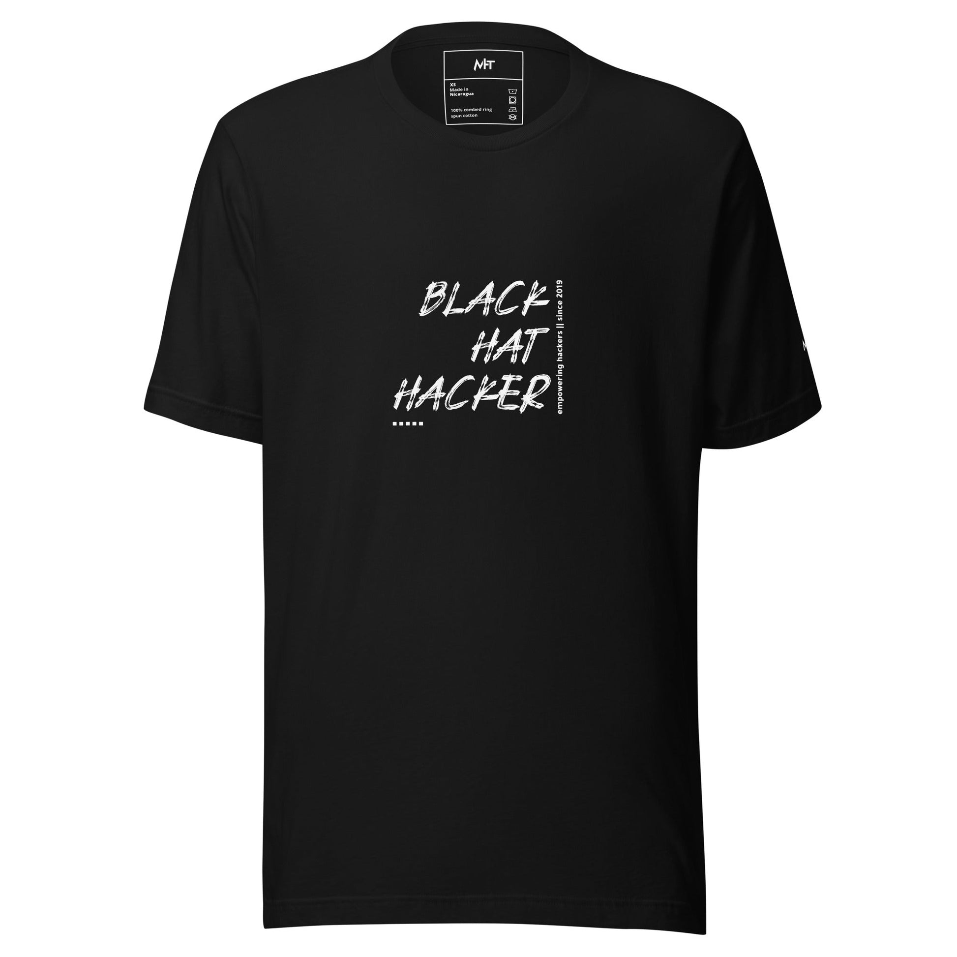 Black Hat Hacker V10 Unisex t-shirt by DarkByteGear