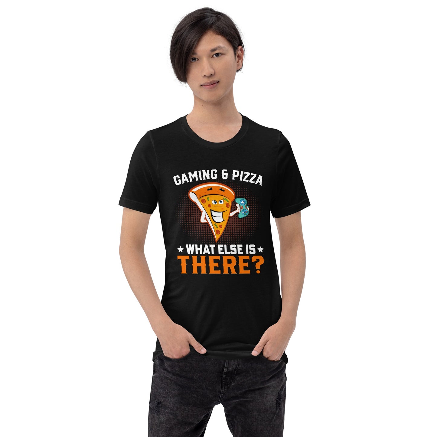 Gaming & Pizza, What else is there? Unisex t-shirt by DarkByteGear