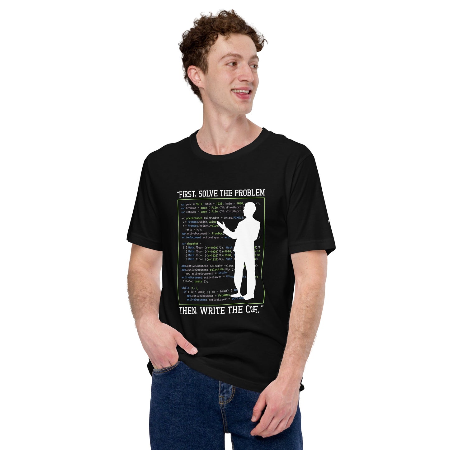 First, Solve the problem; then, Write the code V5 - Unisex t-shirt by DarkByteGear