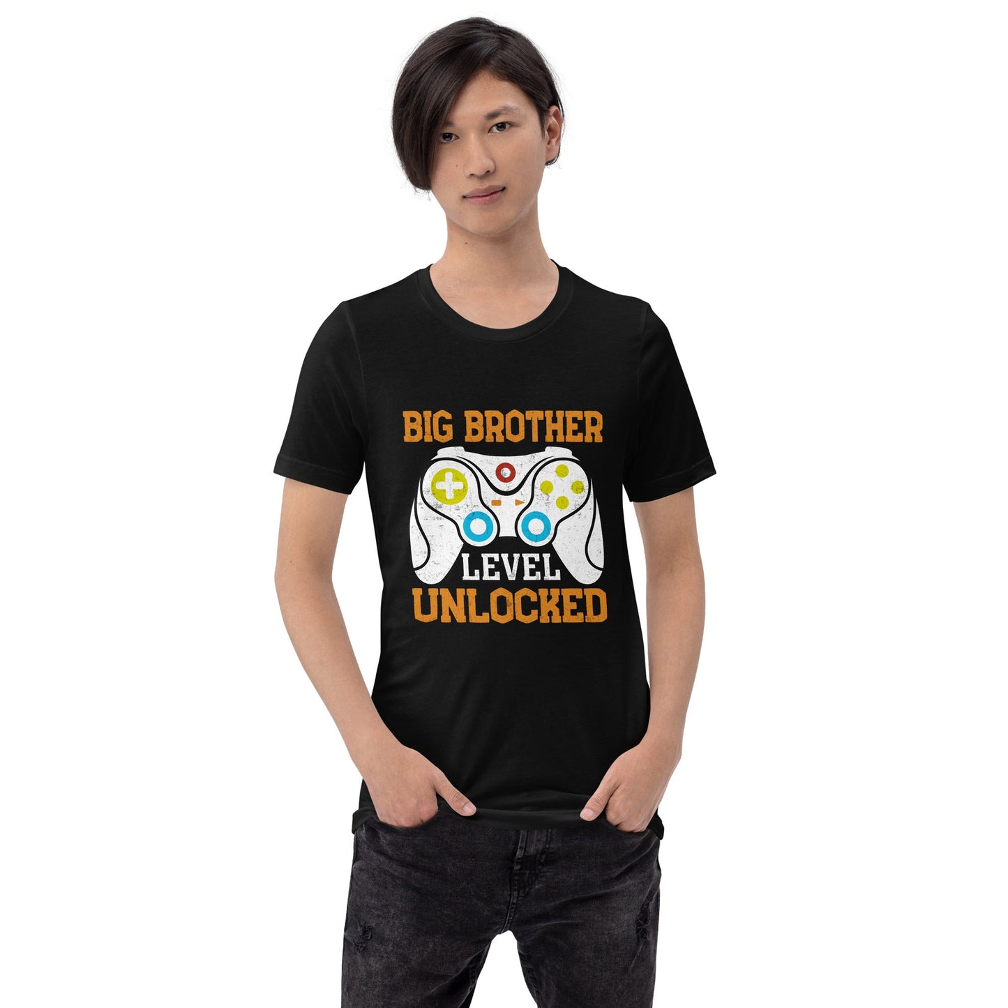 Big Brother Level Unlocked Unisex t-shirt by DarkByteGear
