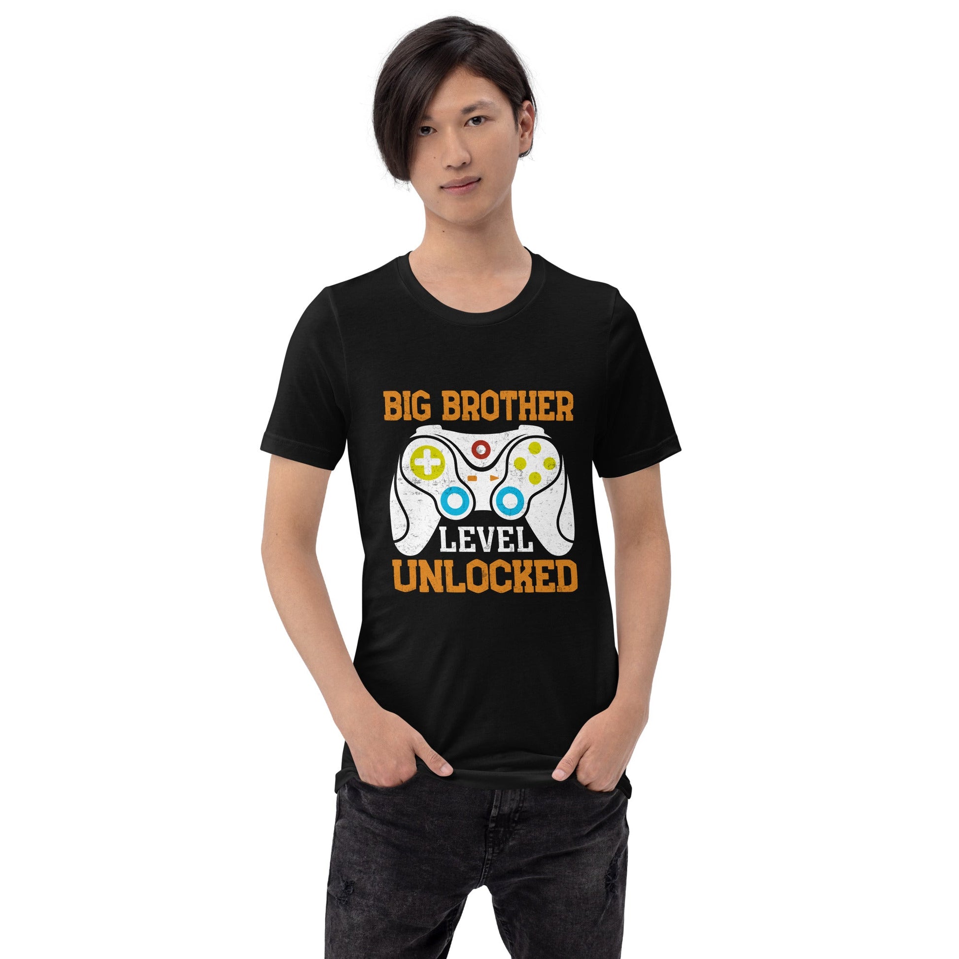 Big Brother Level Unlocked Unisex t-shirt by DarkByteGear