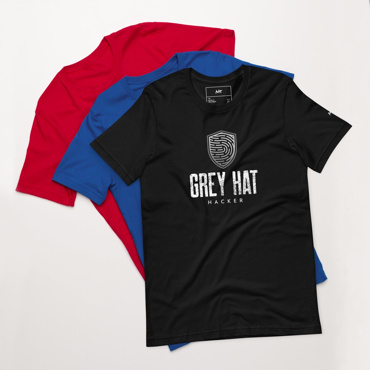 Grey Hat Hacker V4 - Unisex t-shirt by DarkByteGear