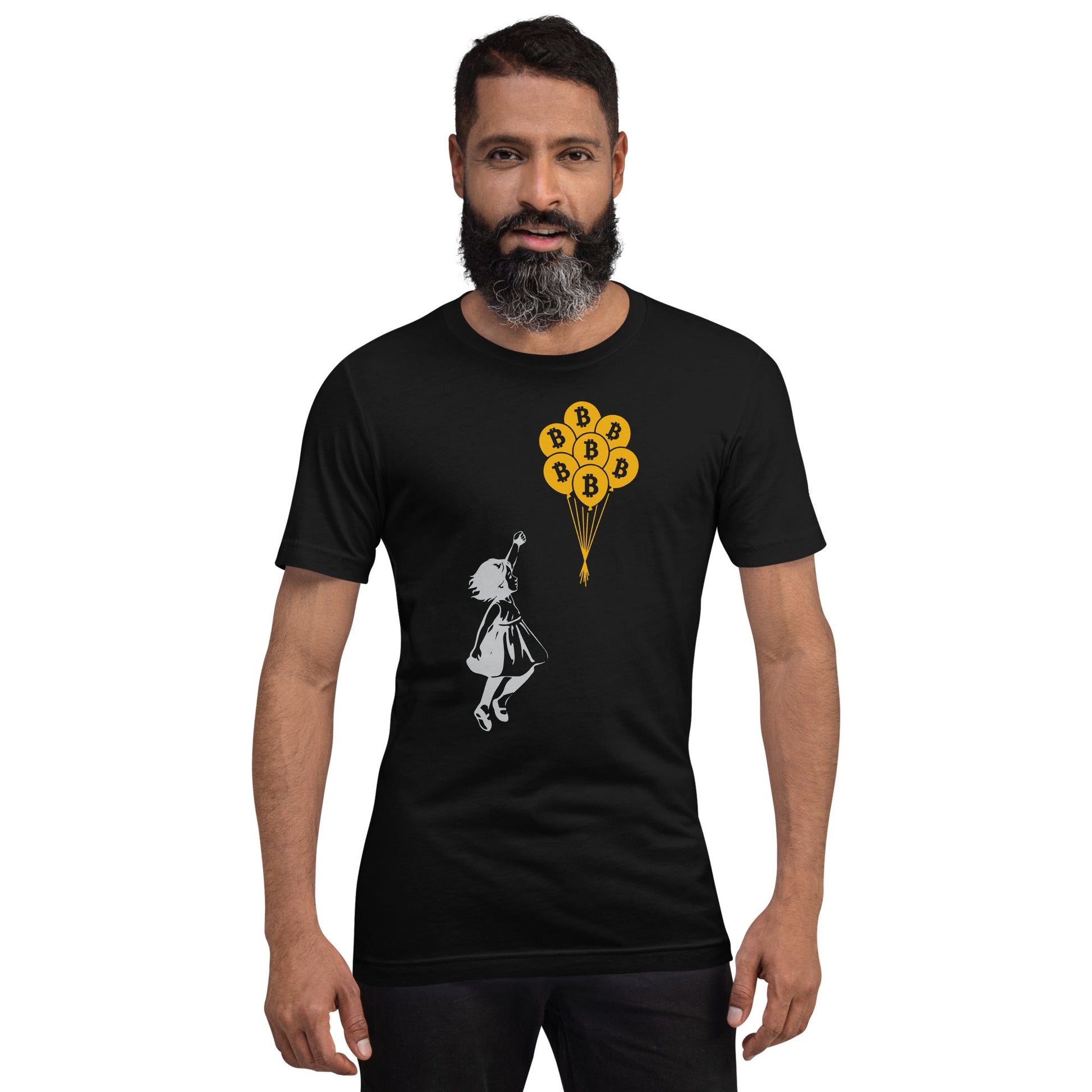 Bitcoin Little Girl Unisex t-shirt by DarkByteGear