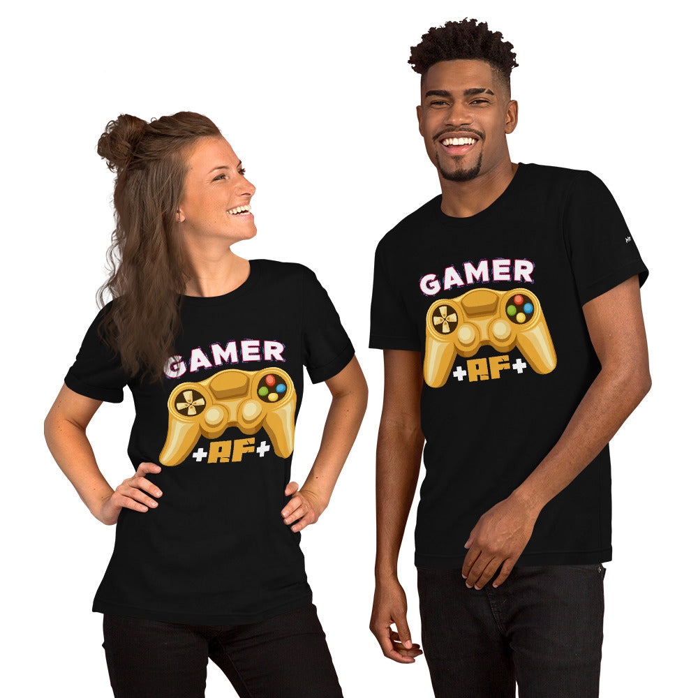 Gamer AF Unisex t-shirt by DarkByteGear