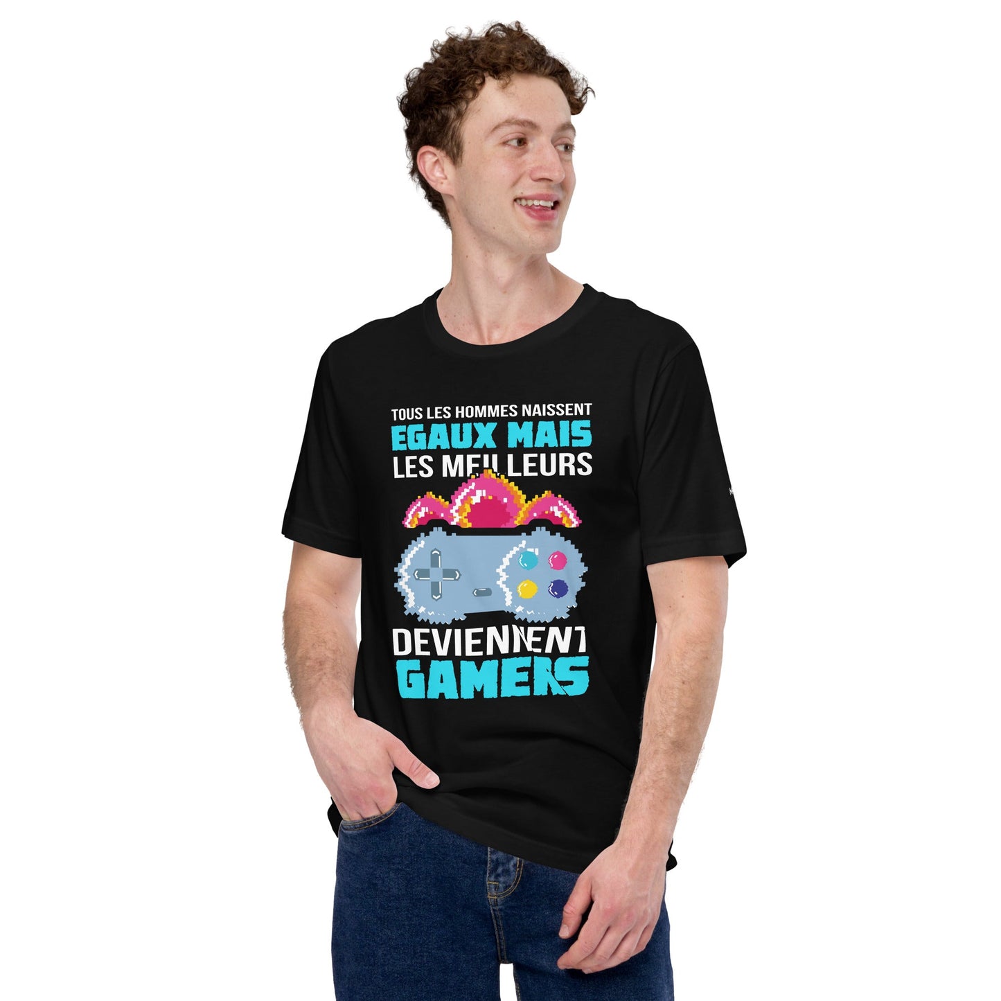 Tous Les Hommes Naissent Egaux Mais - Unisex t-shirt by DarkByteGear