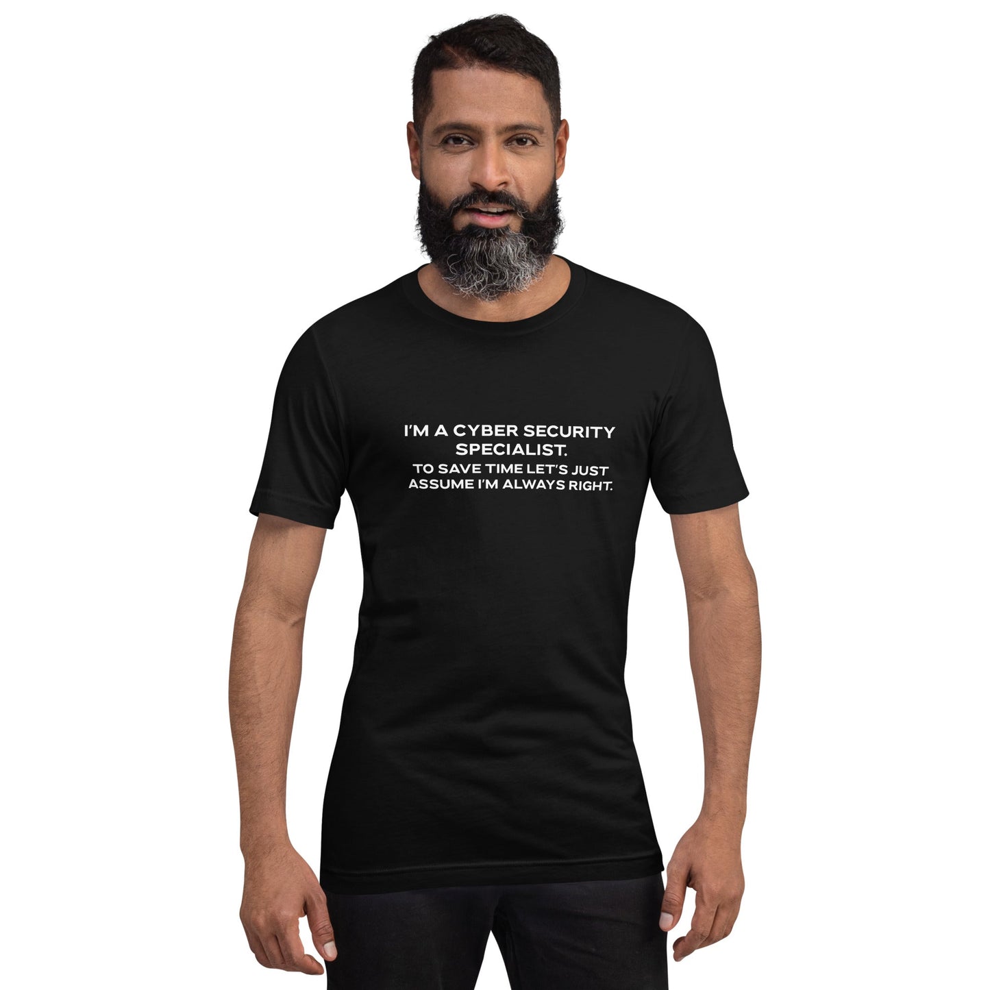 I am a Cyber Security Specialist V1 - Unisex t-shirt by DarkByteGear