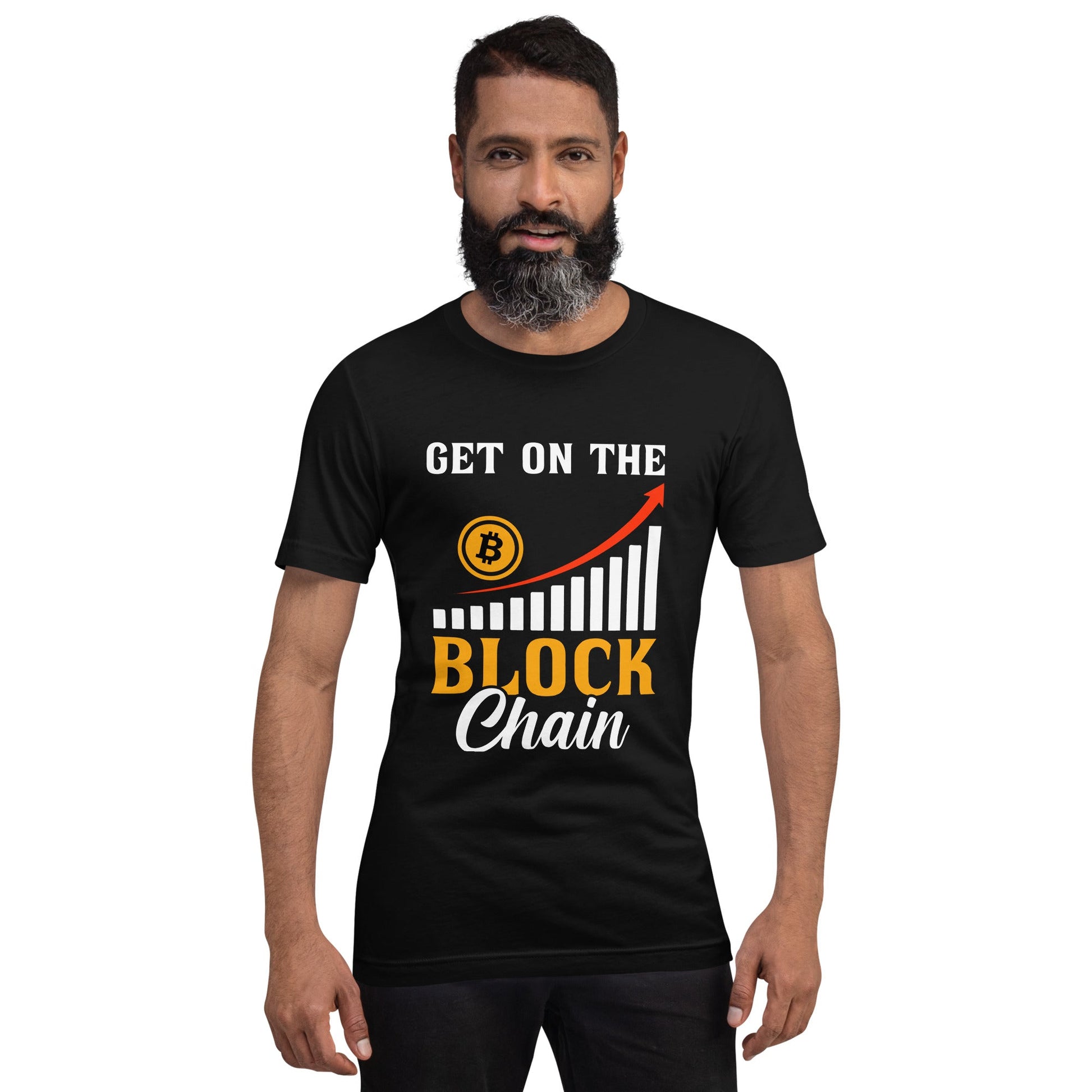 Get on the Block Chain - Unisex t-shirt by DarkByteGear