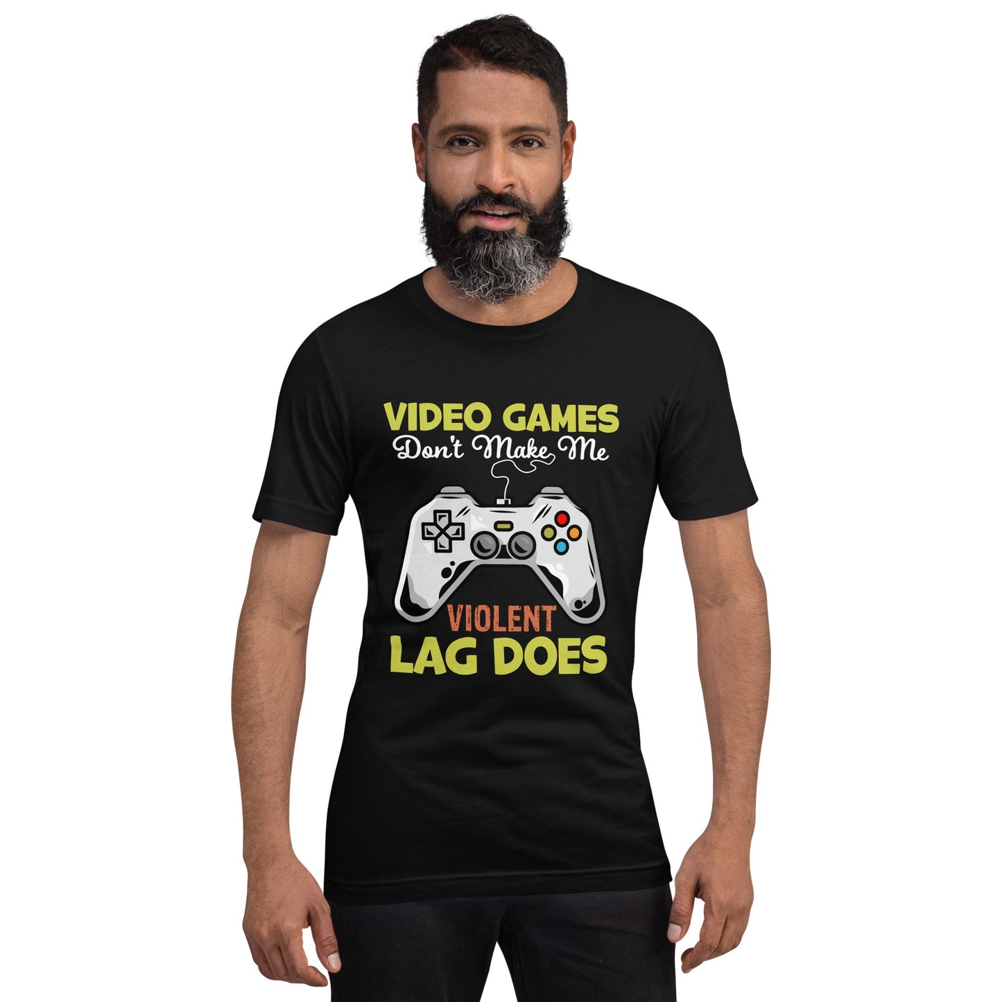 Video Games Lag does Make me Violent - Unisex t-shirt by DarkByteGear