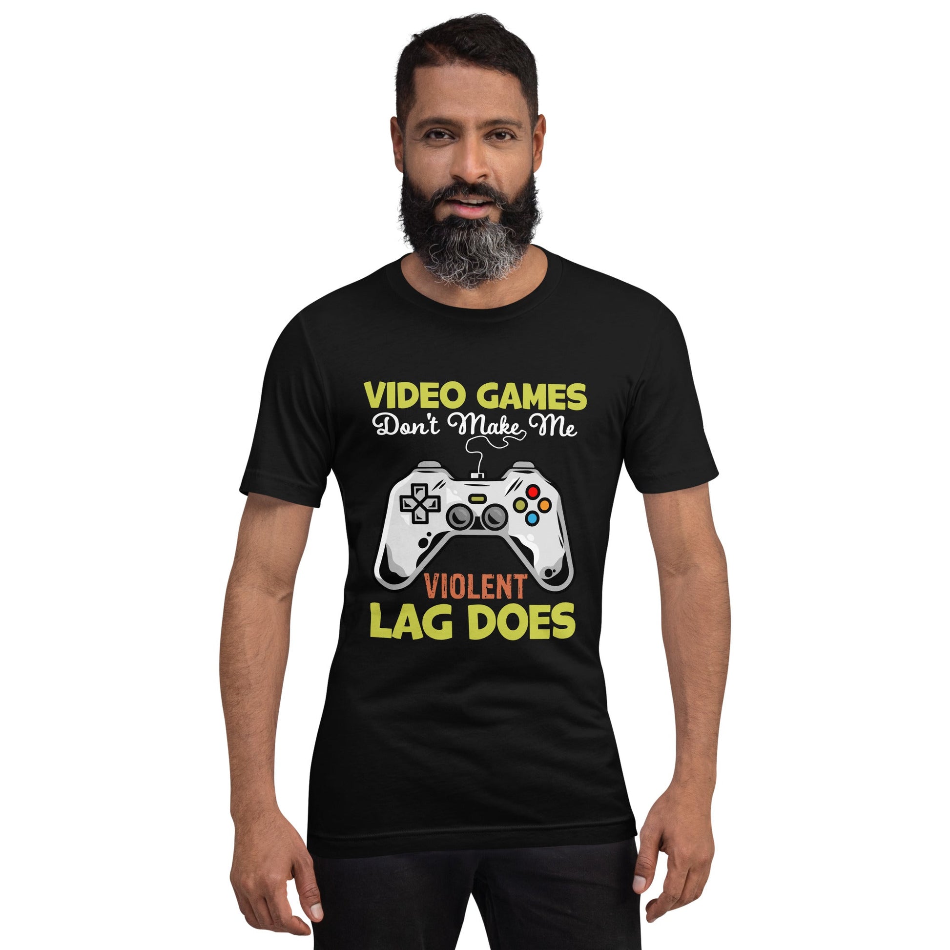 Video Games Lag does Make me Violent - Unisex t-shirt by DarkByteGear