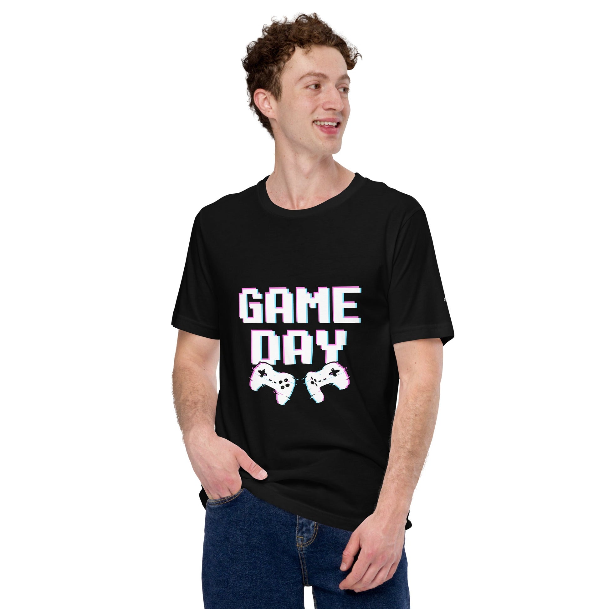 Game Day Lego White - Unisex t-shirt by DarkByteGear