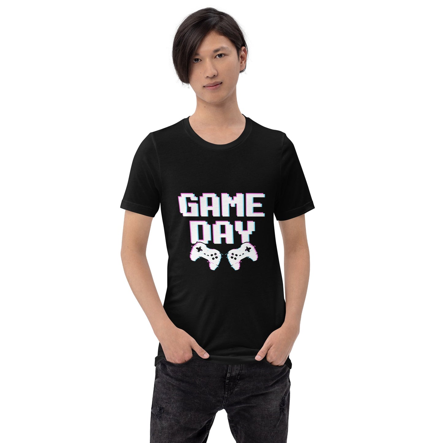 Game Day Lego White - Unisex t-shirt by DarkByteGear