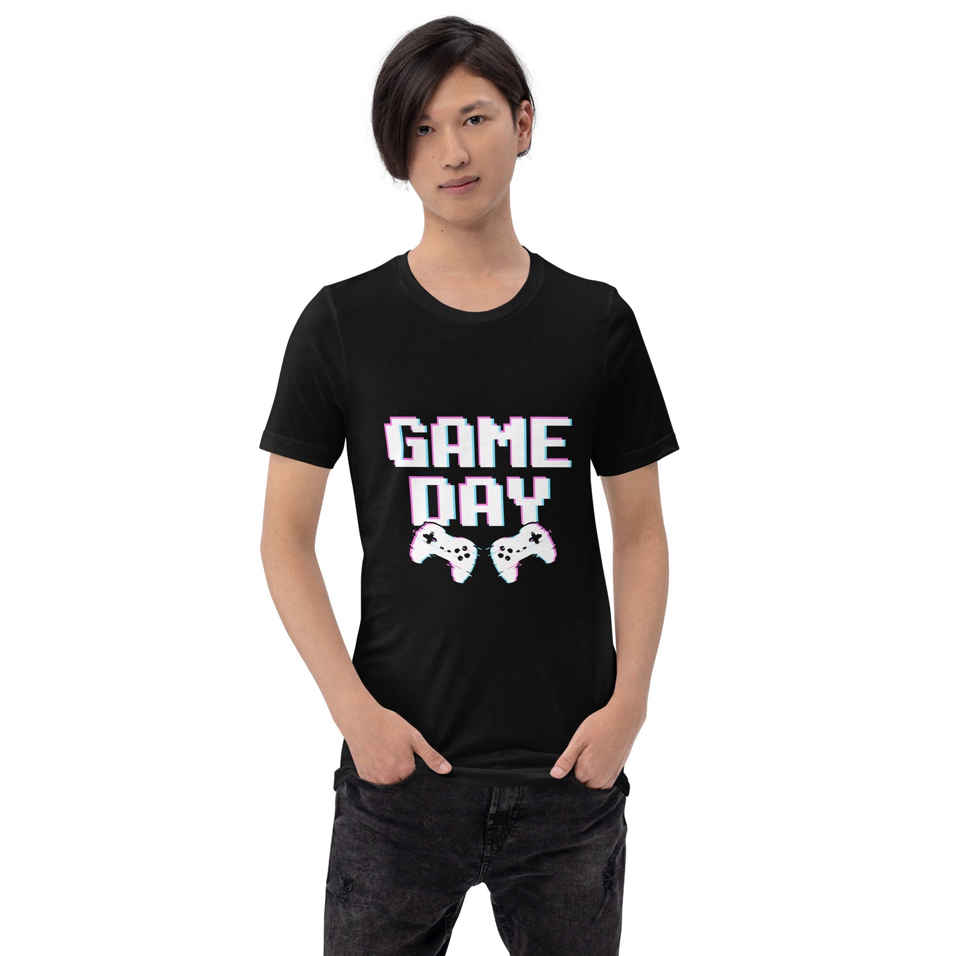 Game Day Lego White - Unisex t-shirt by DarkByteGear