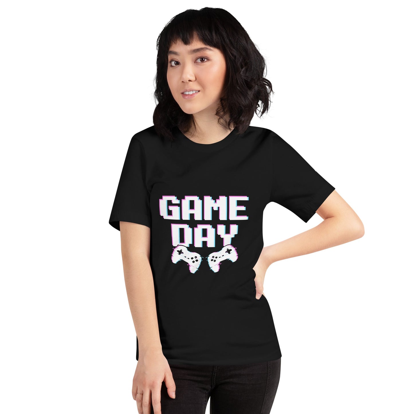 Game Day Lego White - Unisex t-shirt by DarkByteGear