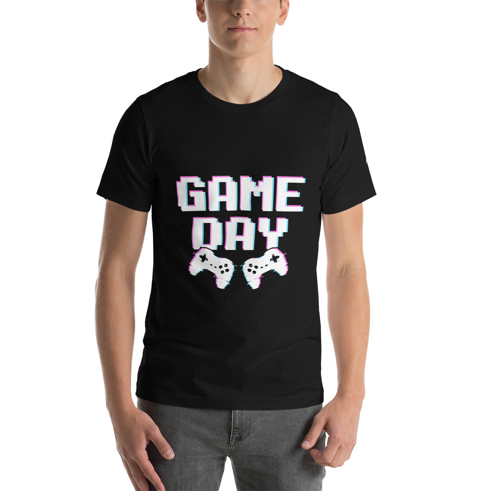 Game Day Lego White - Unisex t-shirt by DarkByteGear