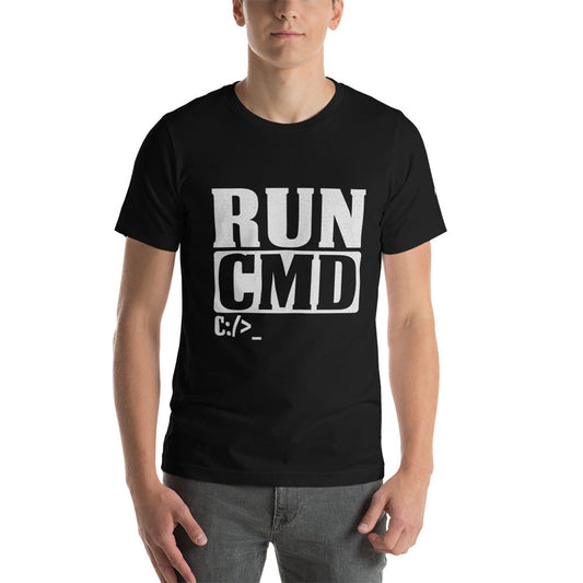 Run CMD C:/>_ - Unisex t-shirt by DarkByteGear