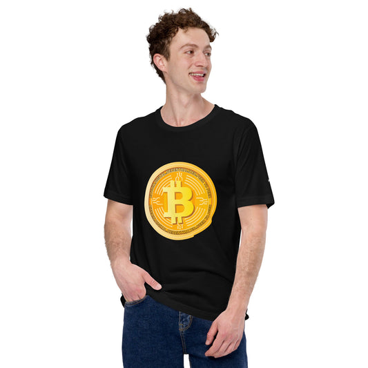 Bitcoin Medal - Unisex t-shirt by DarkByteGear