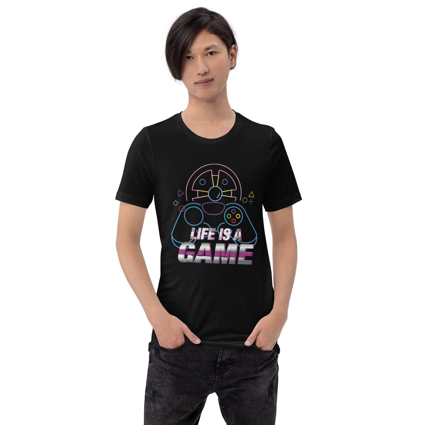 Life is a Game - Unisex t-shirt by DarkByteGear