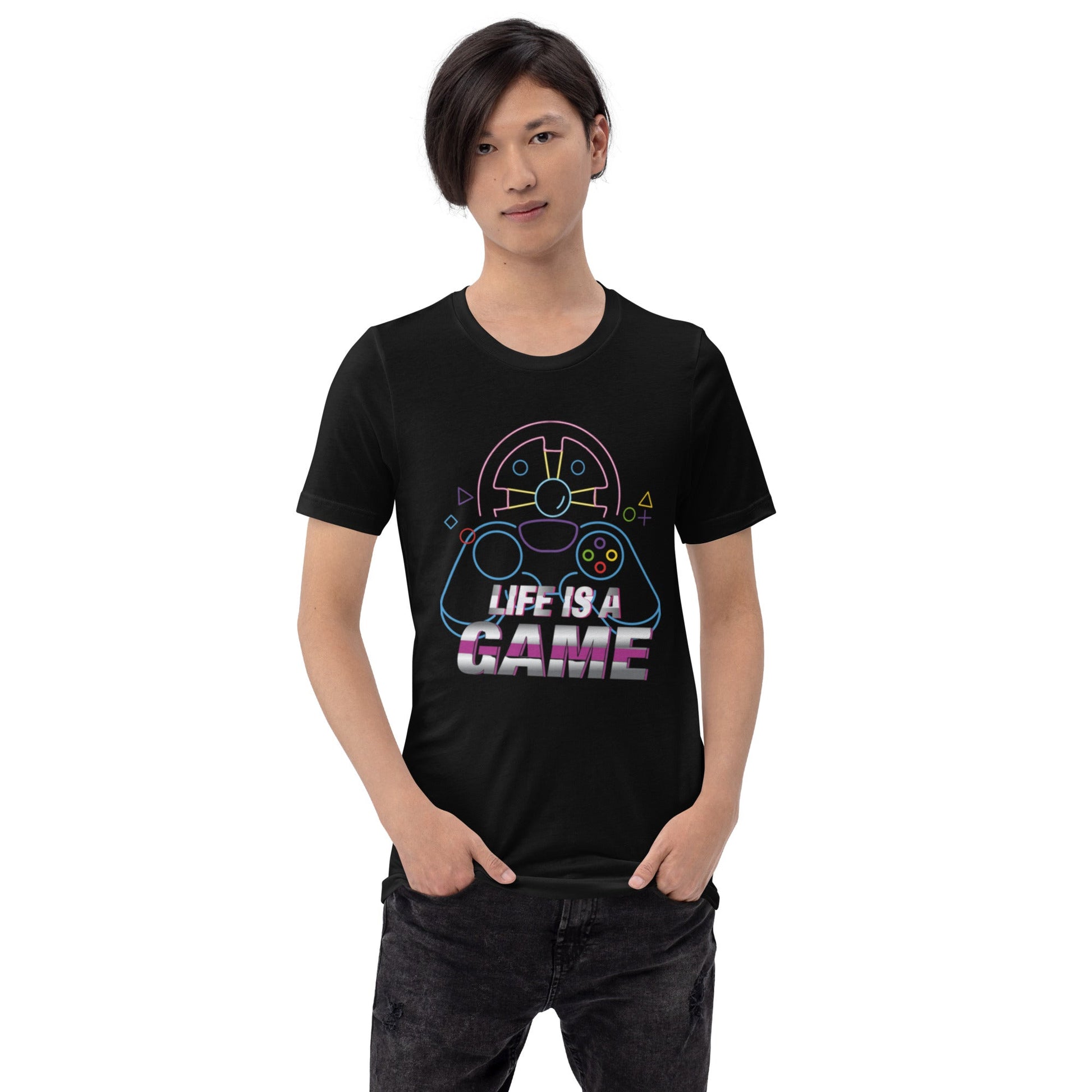 Life is a Game - Unisex t-shirt by DarkByteGear