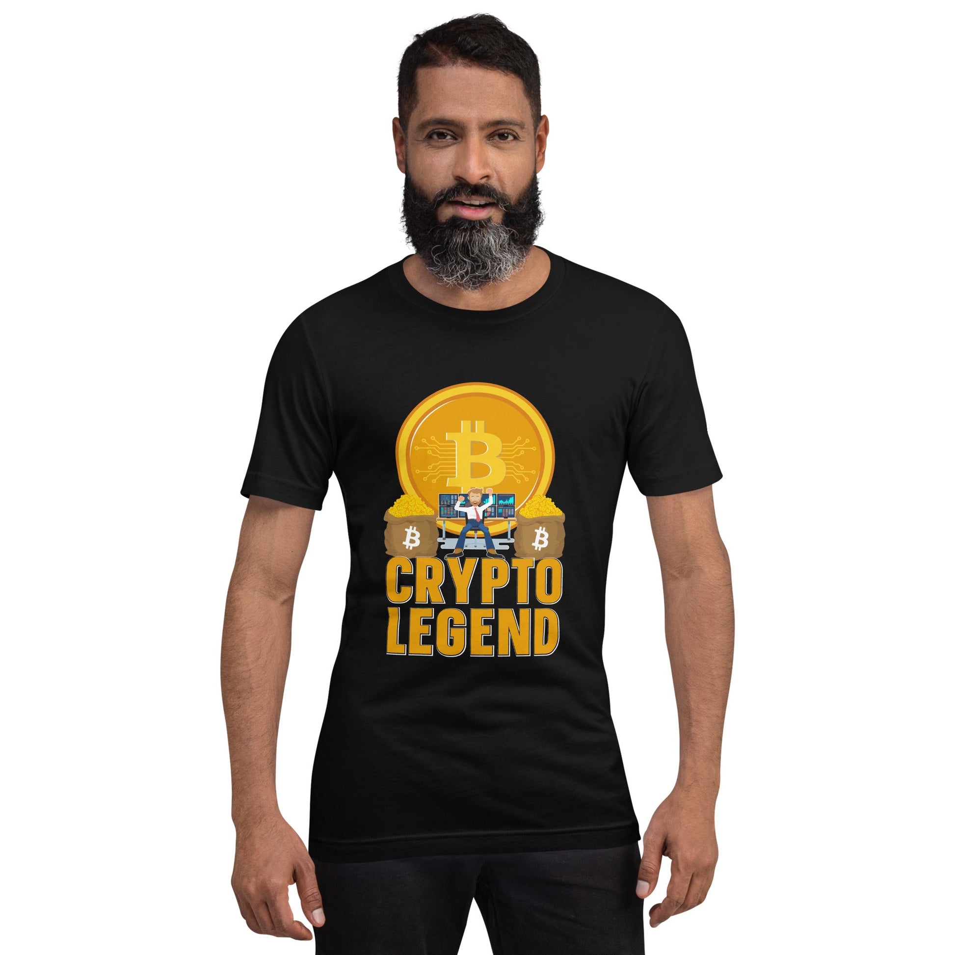 Bitcoin Legend - Unisex t-shirt by DarkByteGear
