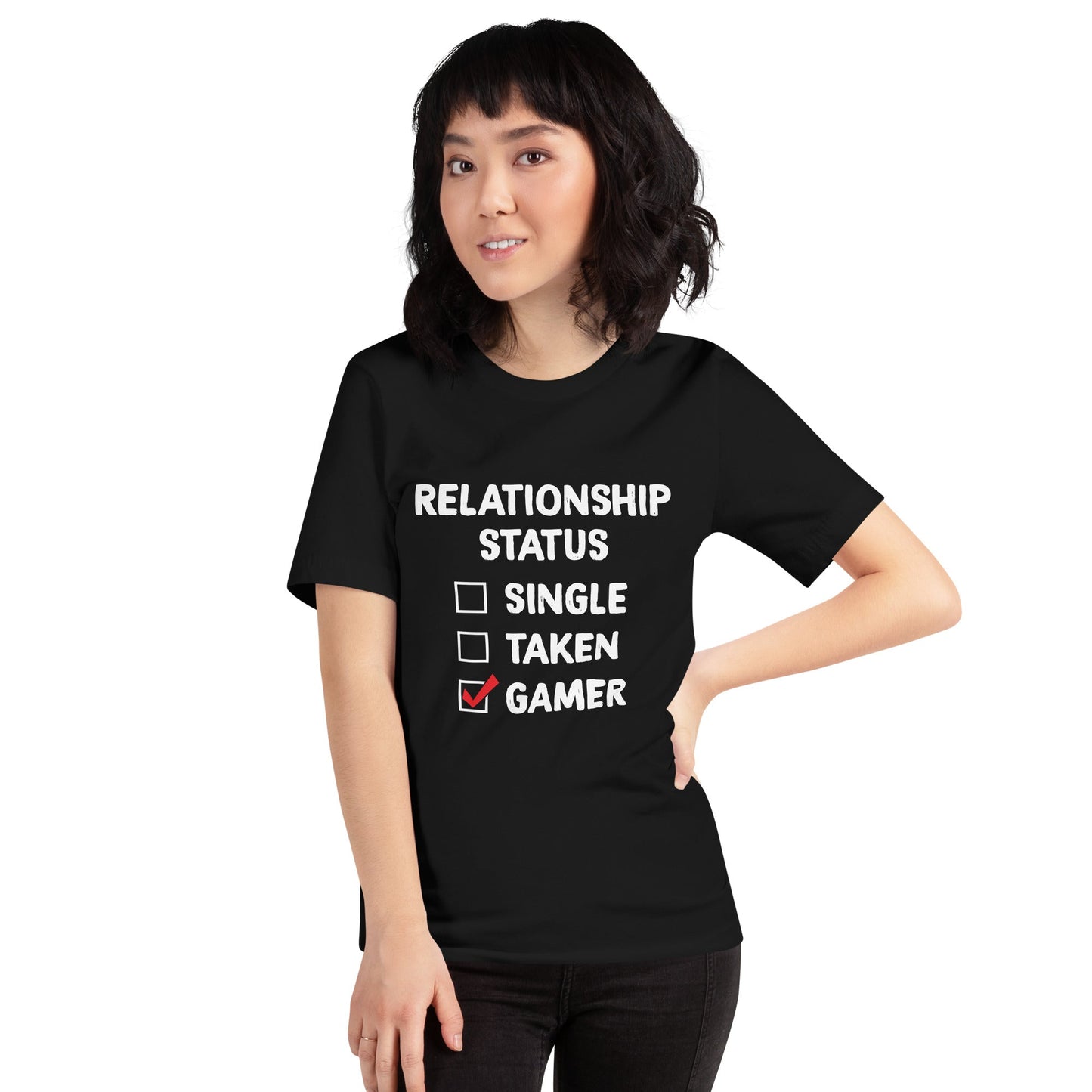 Relationship Status : Gamer - Unisex t-shirt by DarkByteGear