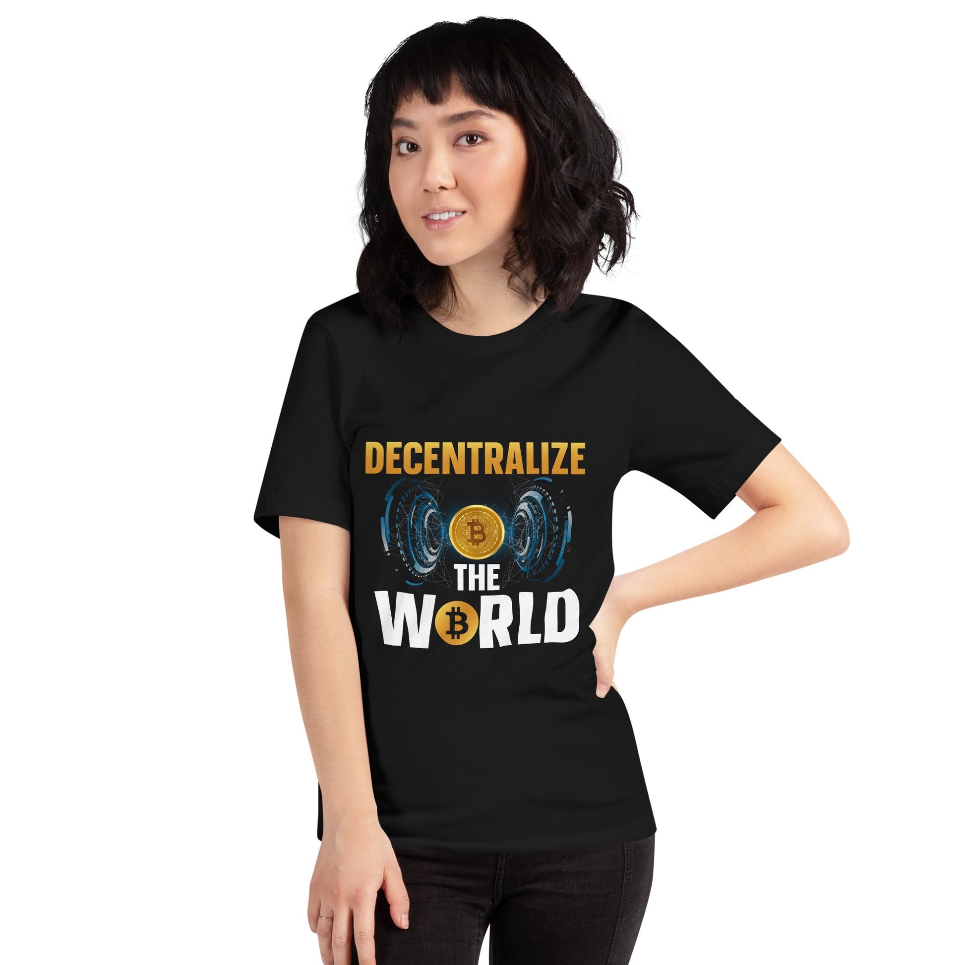 Decentralize the World - Unisex t-shirt by DarkByteGear