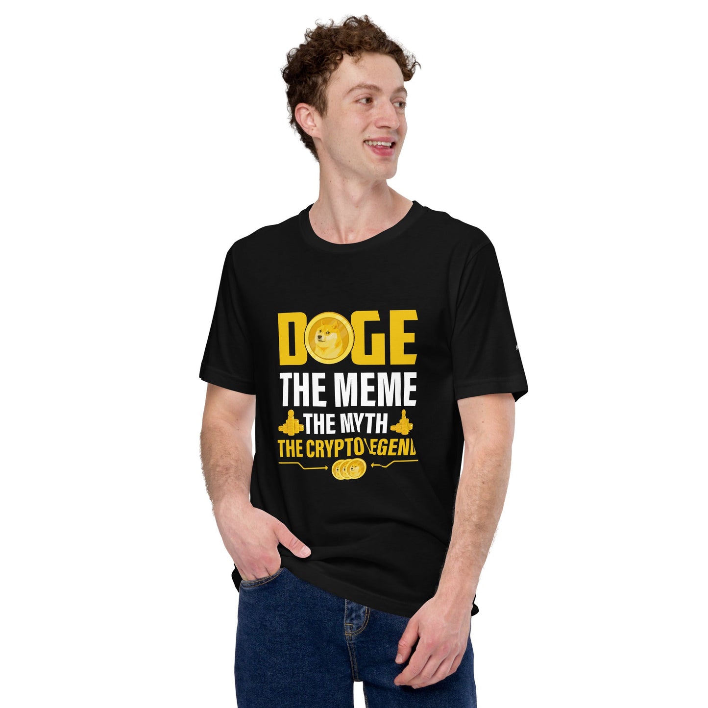 Doge the Meme, the Myth, the Crypto Legend - Unisex t-shirt by DarkByteGear