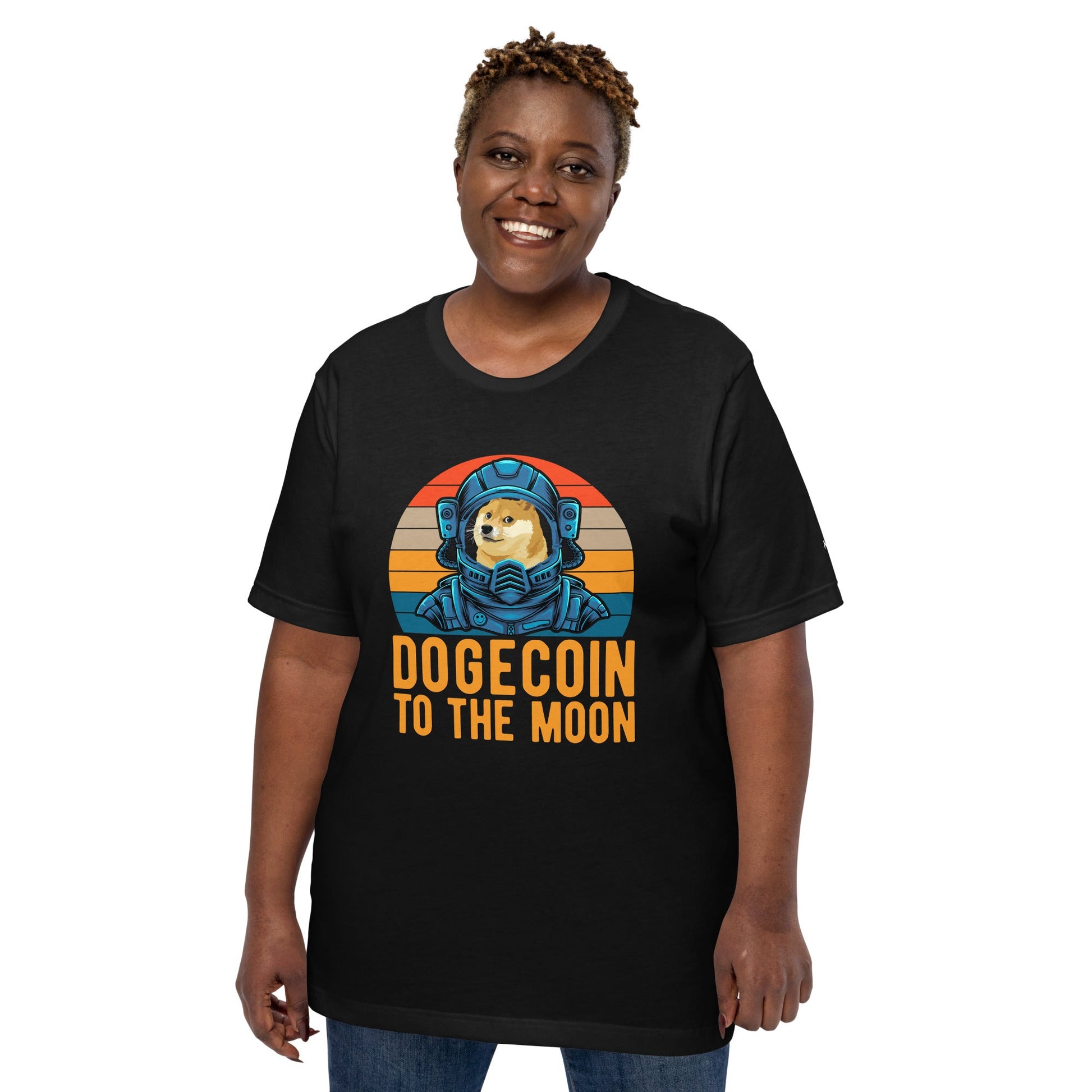 Doge Coin to the Moon - Unisex t-shirt by DarkByteGear