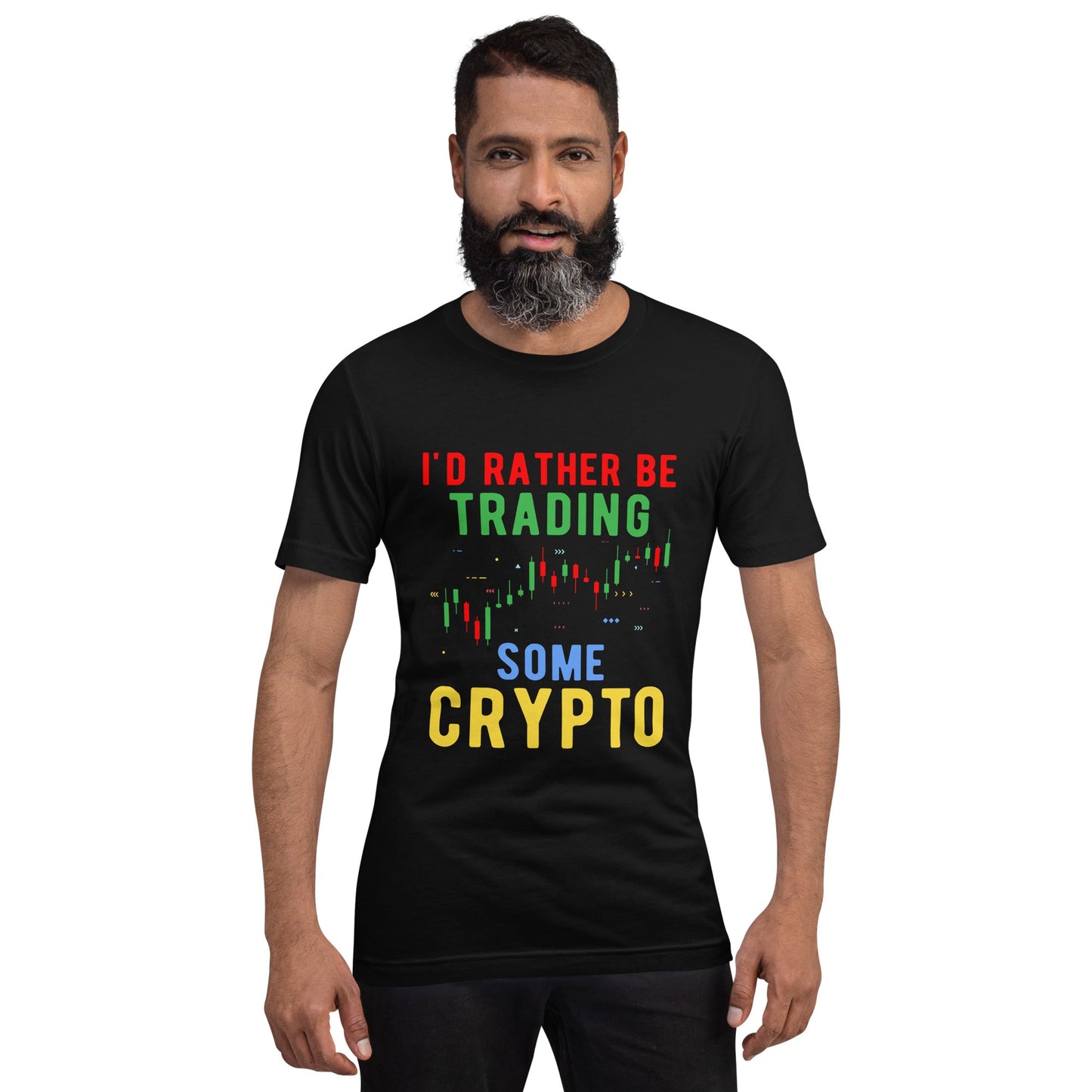 I'd rather be trading some Crypto - Unisex t-shirt by DarkByteGear