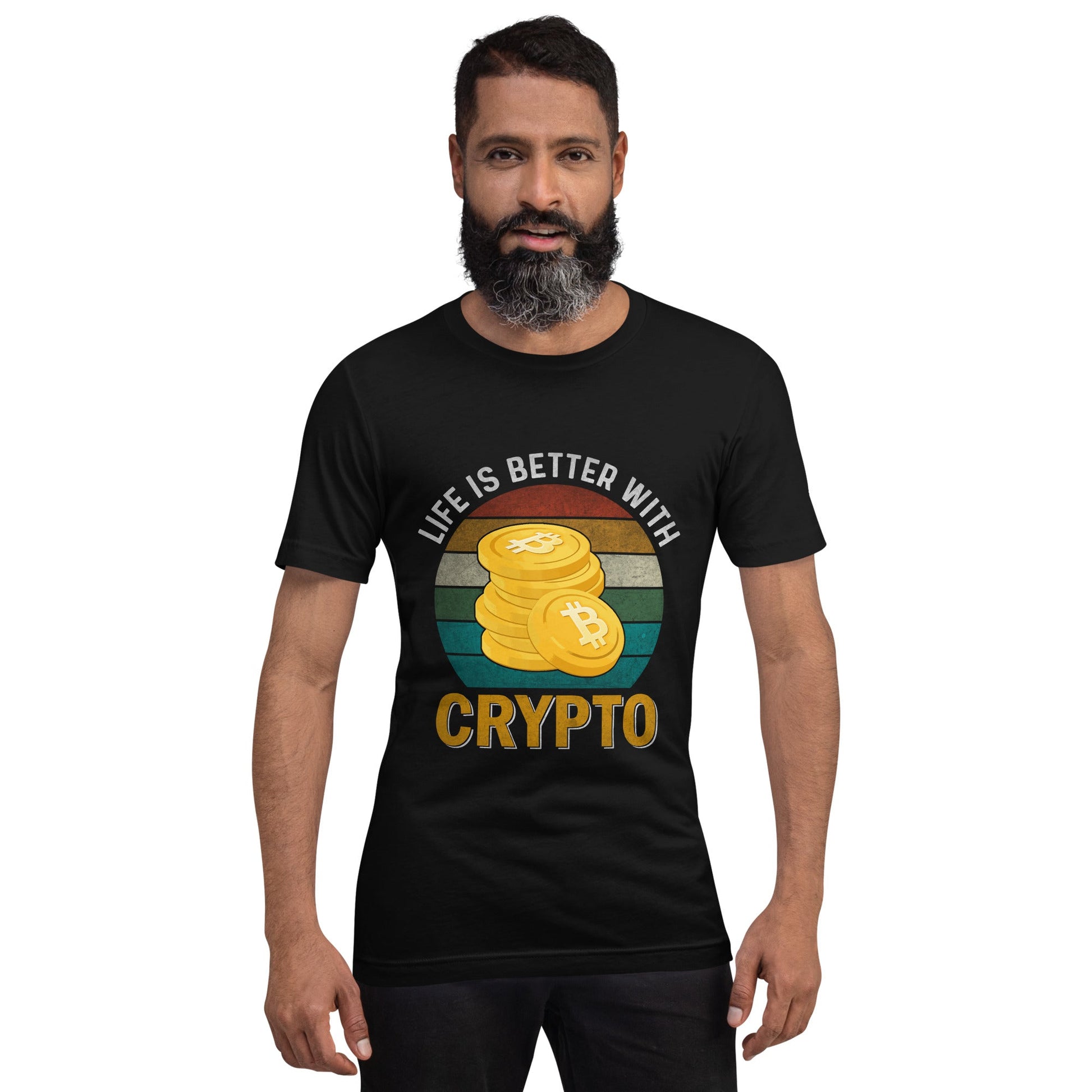 Life is Better with Bitcoin - Unisex t-shirt by DarkByteGear