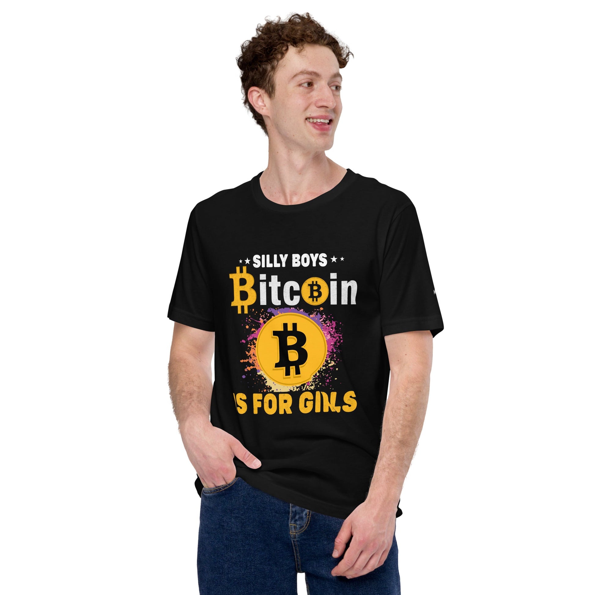*Silly Boys* : BTC is for Girls - Unisex t-shirt by DarkByteGear