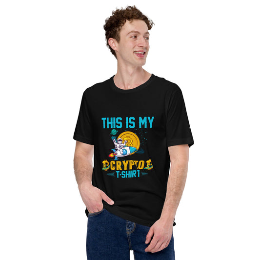 This is my Crypto T-shirt with Turtle Ninja and Missile - Unisex t-shirt by DarkByteGear